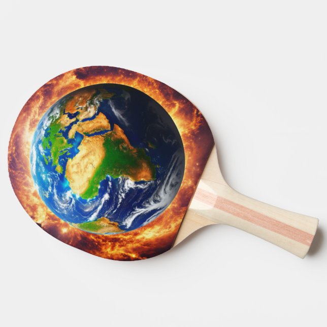  Earth’s Cycle of Creation Destruction Ping Po Ping Pong Paddle (Side)