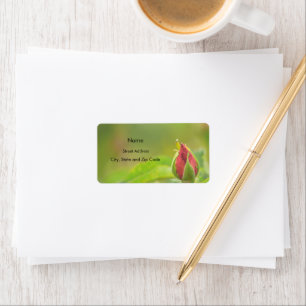Earth’s Glow and Healing Japanese Flowers/EarthDay Label