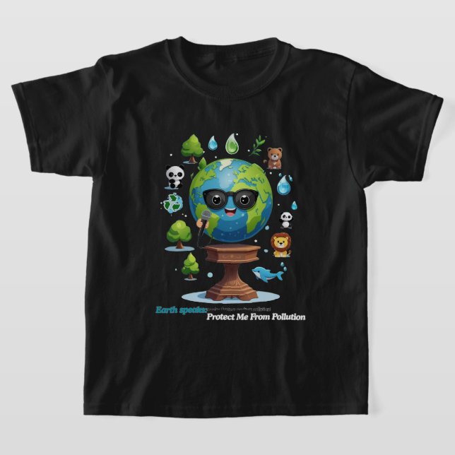 Earth’s Speech: A Call for Protection T-Shirt (Laydown)