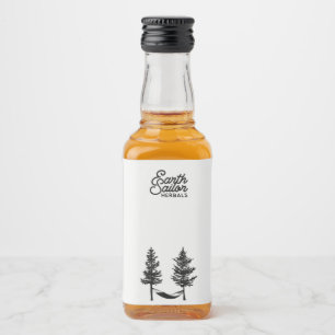 Earth Sailor Blank Liquor Bottle Label