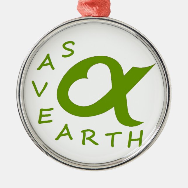 earth save metal tree decoration (Front)