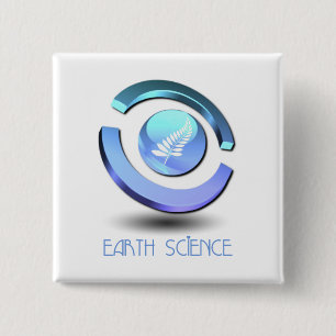 Earth Science Square Pin