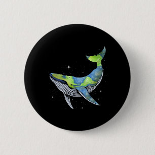 Earth Sea Planet Orcas Whale Save The Planet Earth 6 Cm Round Badge