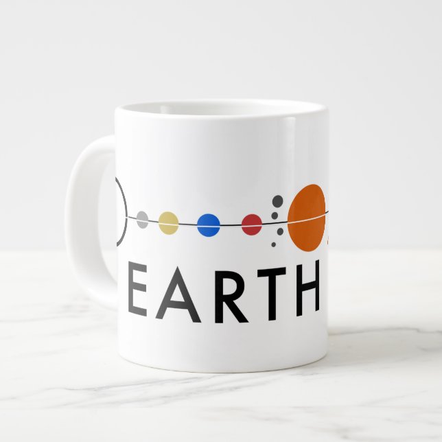 Earth Sector Jumbo Coffee Mug (Front Left)