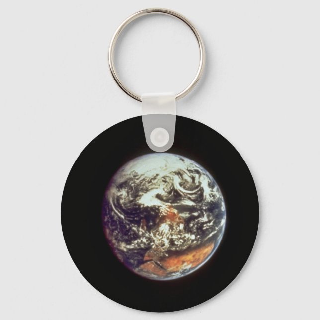 Earth, seen from Apollo 17, 1972, courtesy of NASA Key Ring (Front)