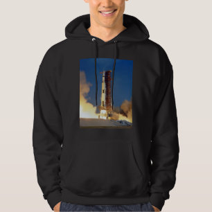Earth Shakes as Saturn V Blazes Skyward to Moon Hoodie