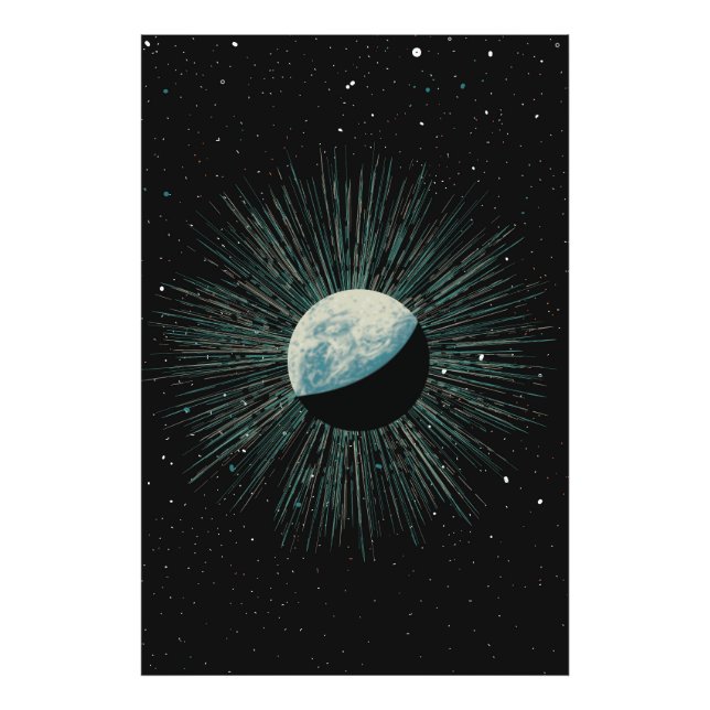 Earth Shine Photo Print (Front)