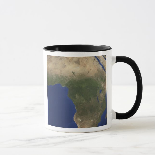 Earth showing landcover over Africa Mug (Right)