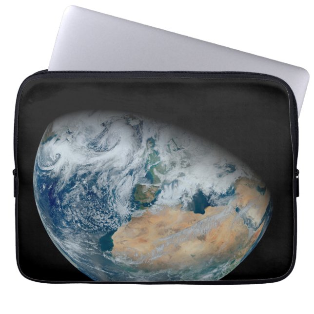 Earth Showing North Africa And Southwestern Europe Laptop Sleeve (Front)