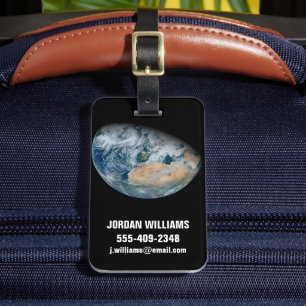 Earth Showing North Africa And Southwestern Europe Luggage Tag