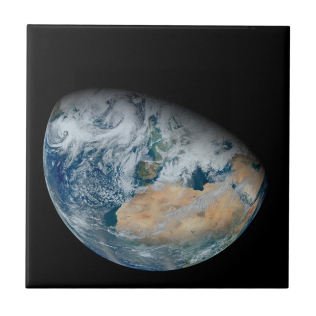 Earth Showing North Africa And Southwestern Europe Tile (Front)