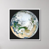 Earth Showing The Arctic, Europe And Asia.
