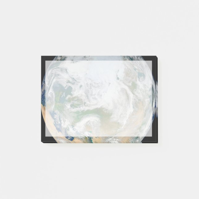 Earth Showing The Arctic, Europe And Asia. Post-it Notes (Front)