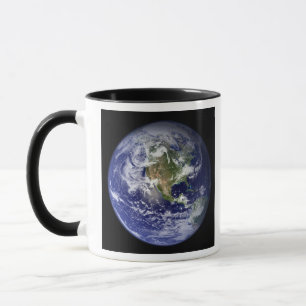Earth showing the western hemisphere mug
