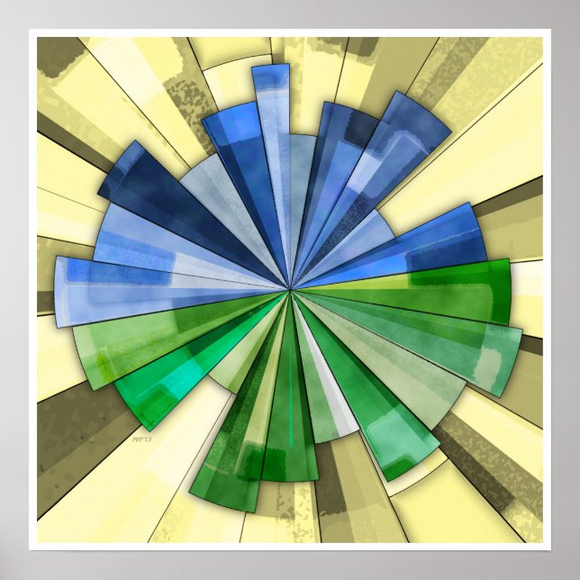 Earth, Sky And Sun Poster (Front)