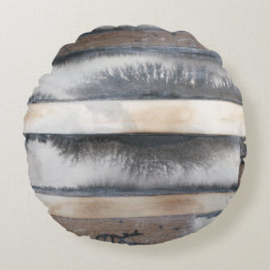 Earth & Smoke I Round Cushion