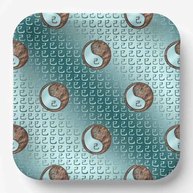 Earth Snake Paper Plate (Front)