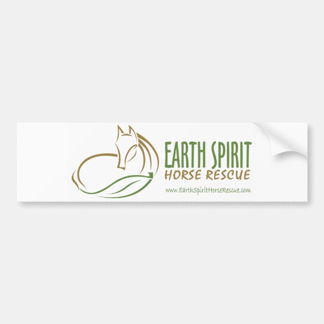 Earth Spirit Horse Rescue Inc. Bumper Sticker (Front)