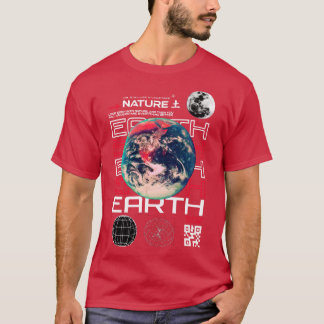 Earth Streetwear Design T-Shirt