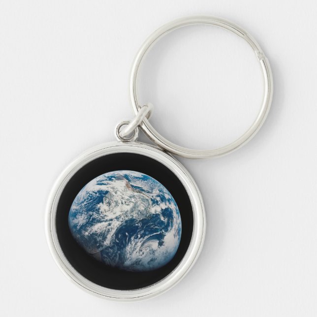 Earth Taken From The Aollo 8 Spacecraft. Key Ring (Front)