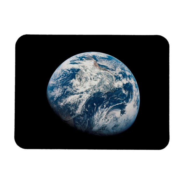 Earth Taken From The Aollo 8 Spacecraft. Magnet (Horizontal)