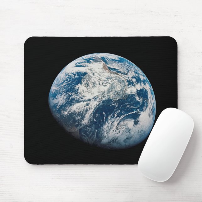 Earth Taken From The Aollo 8 Spacecraft. Mouse Mat (With Mouse)
