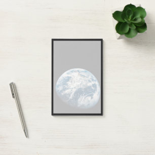 Earth Taken From The Aollo 8 Spacecraft. Post-it Notes