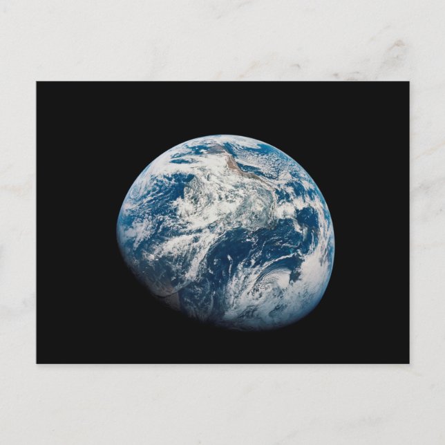 Earth Taken From The Aollo 8 Spacecraft. Postcard (Front)