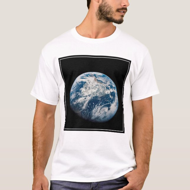 Earth Taken From The Aollo 8 Spacecraft. T-Shirt (Front)