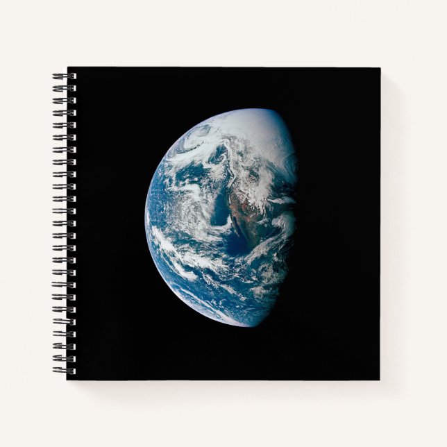 Earth Taken From The Apollo 13 Spacecraft. Notebook (Front)