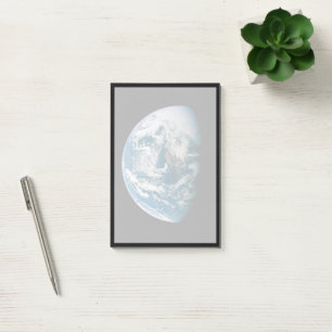 Earth Taken From The Apollo 13 Spacecraft. Post-it Notes