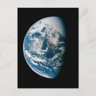 Earth Taken From The Apollo 13 Spacecraft. Postcard