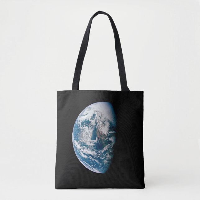 Earth Taken From The Apollo 13 Spacecraft. Tote Bag (Front)