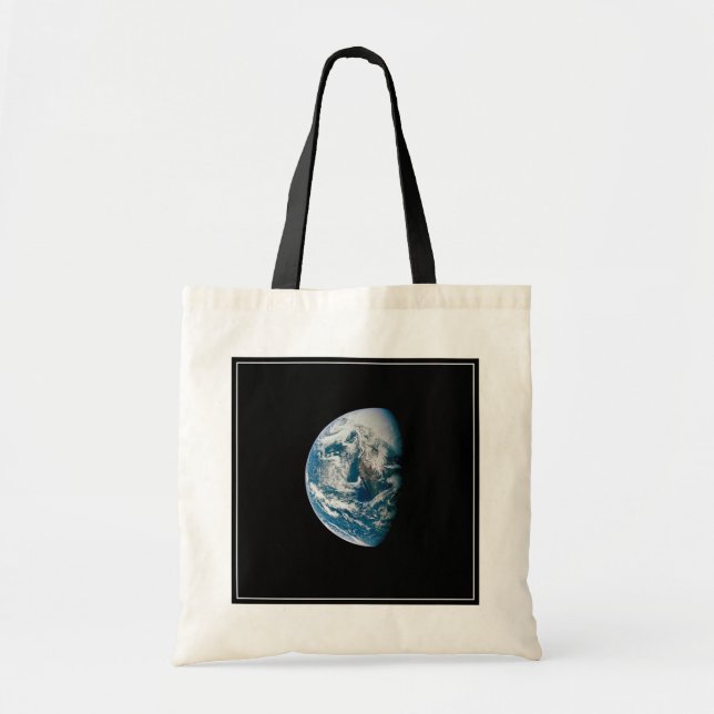 Earth Taken From The Apollo 13 Spacecraft. Tote Bag (Front)