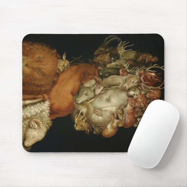 Earth, Terra, 1570 by Giuseppe Arcimboldo Mouse Mat (With Mouse)