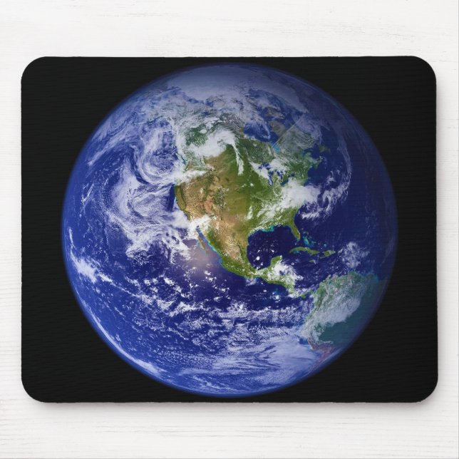Earth The Beautiful Blue Marble Mouse Mat (Front)