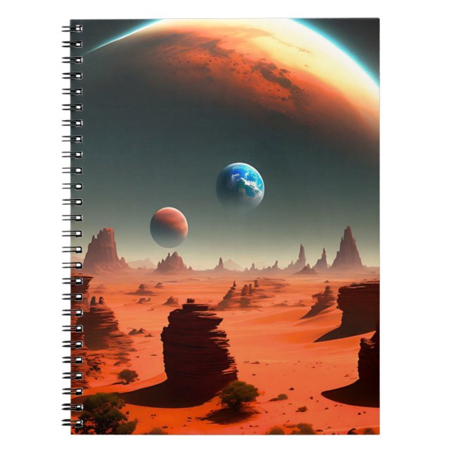 Earth This Is Mars Calling, Notebook (Front)