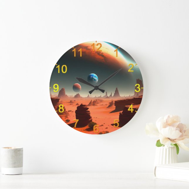 Earth This Is Mars Calling,  Wall Clock (Home)