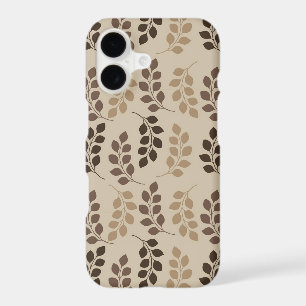 Earth Tone Botanical Leaves Minimalist Japandi