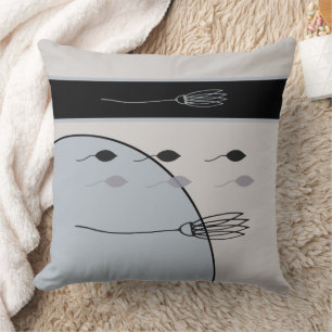 Earth Tone Geometric Floral Boho Throw Pillow