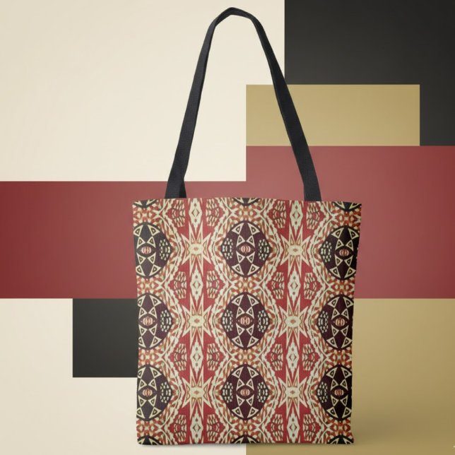 Earth Tone Island Tribal  Tote Bag (Creator Uploaded)