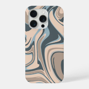 'Earth Tone Marble Swirl' iPhone 15 Pro Case
