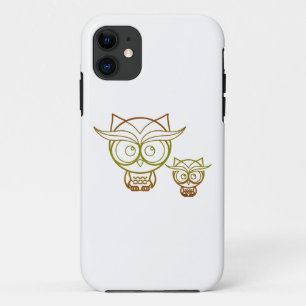 Earth Tone Owls iPhone 11 Case
