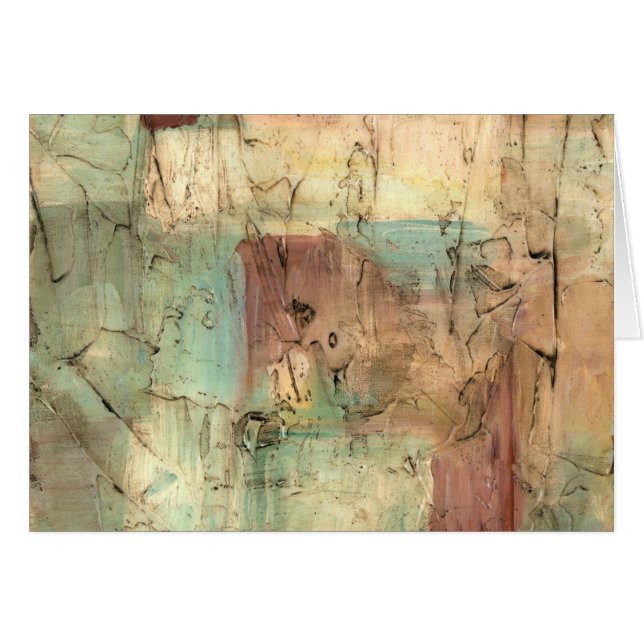 Earth Tone Painting with Cracked Surface (Front Horizontal)