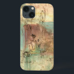 Earth Tone Painting with Cracked Surface iPhone 13 Case<br><div class="desc">This imaginative work by Ethan Harper uses earth tones and ragged brush strokes to create the illusion of a cracked surface. The thick paint is heavily layered,  helping the colours mix together. Get your hands on this print today!</div>