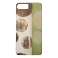 Earth Tone Wood Panel Painting with Circles