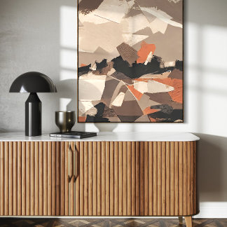 Earth Tones Abstract Art Print