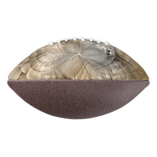 Earth Tones Abstract Modern Fractal Art Texture American Football