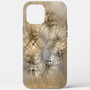 Earth Tones Abstract Modern Fractal Art Texture iPhone 12 Pro Max Case