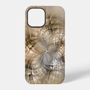 Earth Tones Abstract Modern Fractal Art Texture iPhone 12 Pro Case